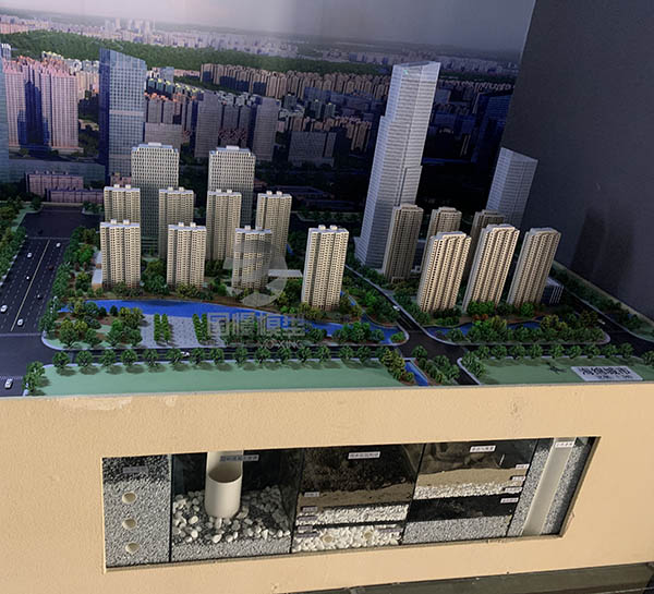 汾阳市建筑模型
